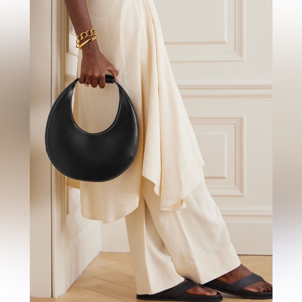 STAUD Iconic Black moon bag NWOT